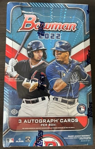 2022 Bowman Baseball JUMBO Hobby Box