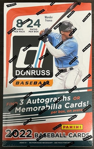 2022 Panini Donruss Baseball Hobby Box